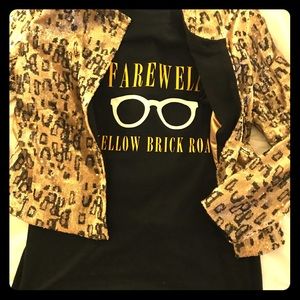 Elton John Farewell Tour T Shirt & Sequin Jacket